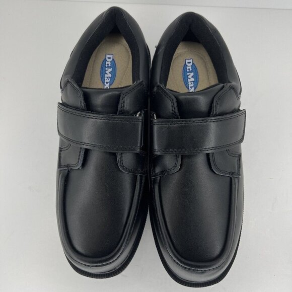 Dr Max Extra Deep Extra Wide Black Orthopedic Shoes Men's Size 9 EEE Hook-N-Loop - Picture 5 of 9
